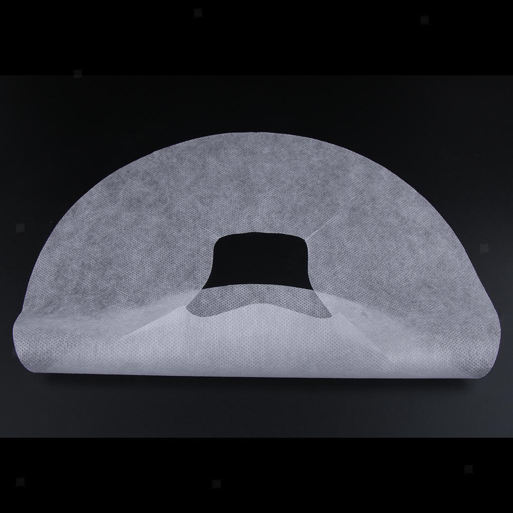 100 Pcs Silicone Massage Table Cradle Face Pillow HeadRest Disposable Covers
