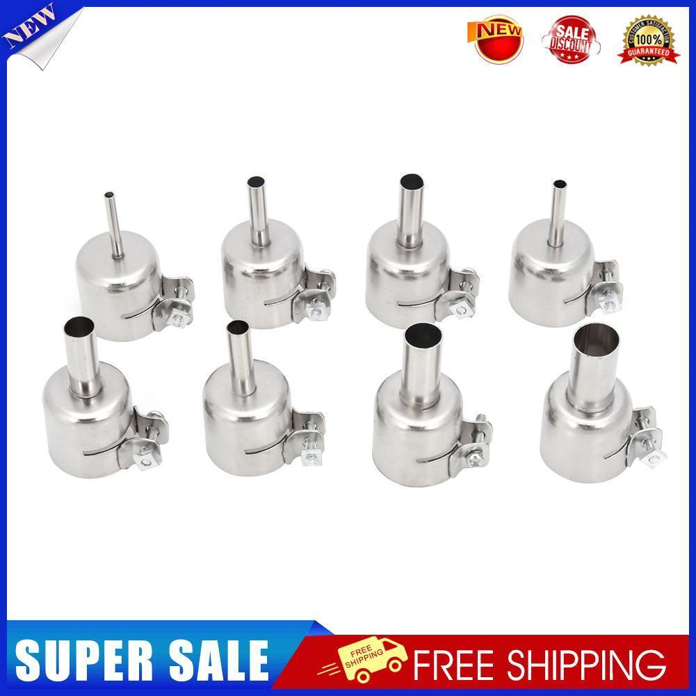 8pcs Soldering Station 850 Hot Air Gun Welding Heat Resistant Nozzles