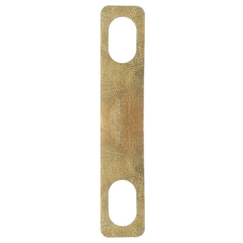 4 Pieces Guitar Neck Shims Neck Wedges Brass Shims for Electric Guitar Bass