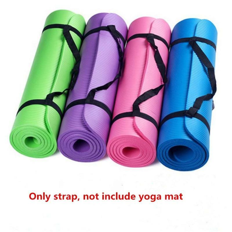 Yoga Mat Strap Belt Adjustable Sports Sling Shoulder Carry Belt Exercise Stretch