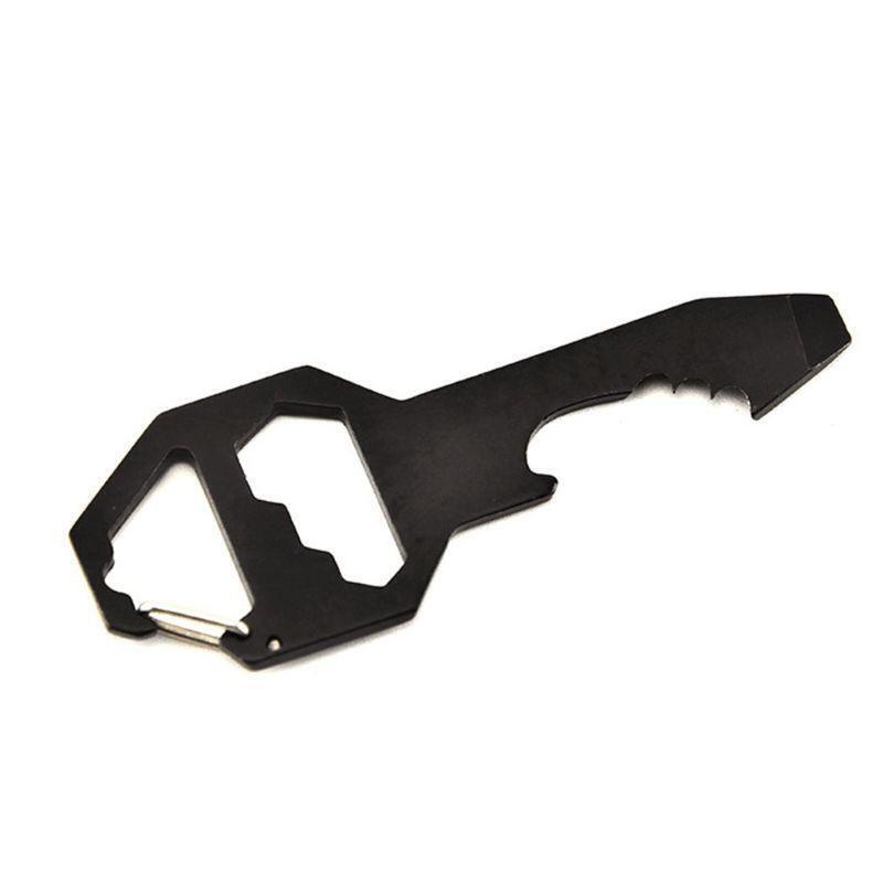 Keychain Bottle Opener Multi Tool 6 Tools in 1 Carry Pocket and Backpack Tool