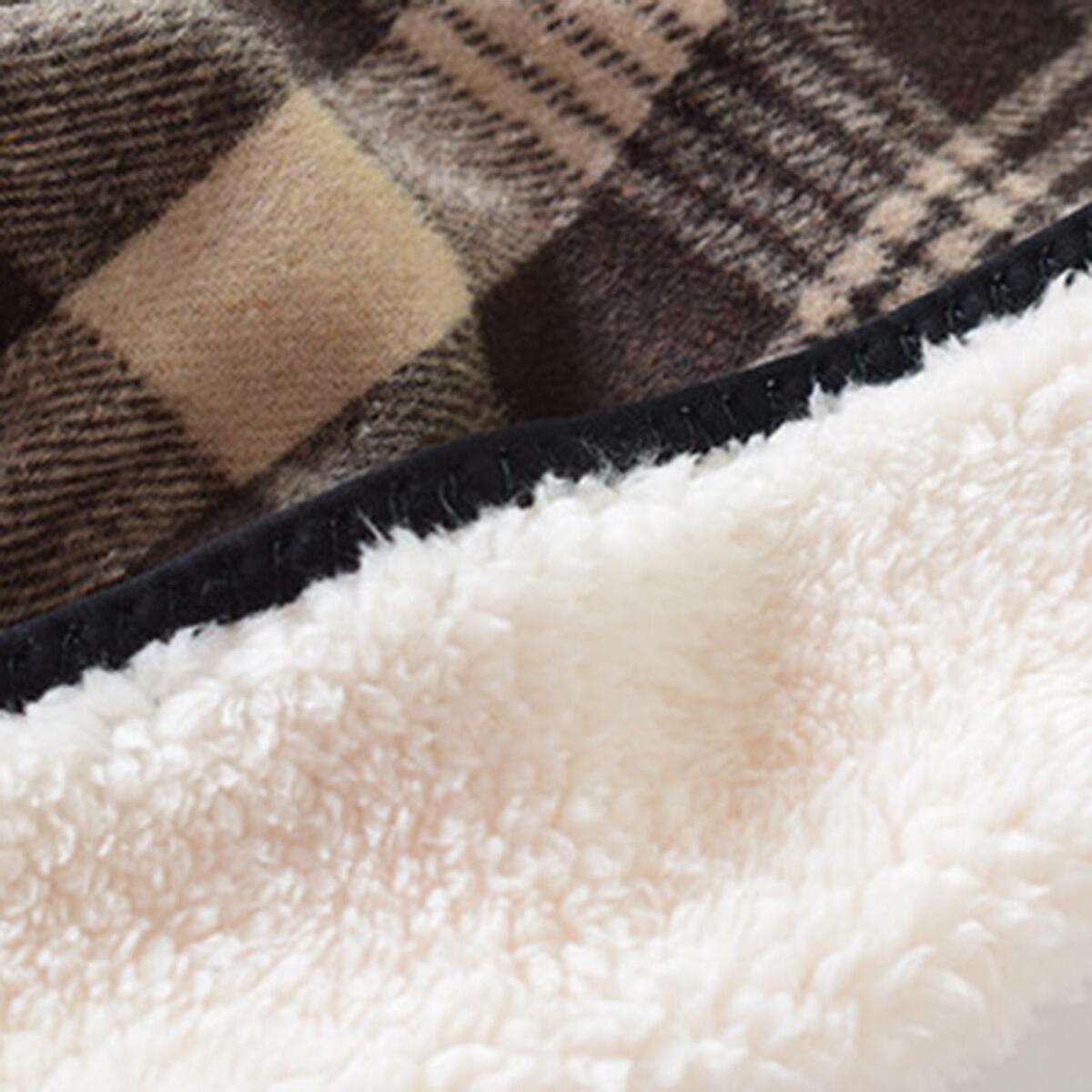 Old People Warm Shoulder Shawl Plush Cape Wrap  Soothing Warmth