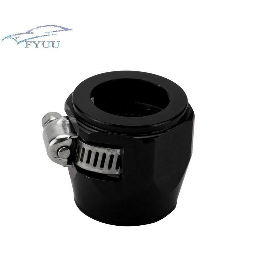 4pcs AN6 Car Hose Finisher Clamp Hose End Cover Fitting Adapter Connector