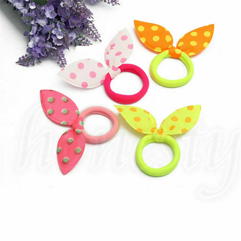 12Pcs Fashion Korean Girls Bunny Ear Headband Rabbit Ear Hair Band Bow Tie