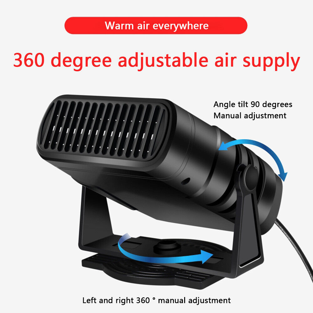 Portable Car Heater Fan Air Cooler Demister Defroster Heating Fan (12V)