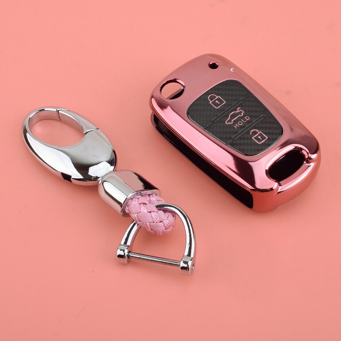TPU Car Remote Key Case Fob Cover Fit For Hyundai i30 ix35 ix20 KIA Rio Rondo