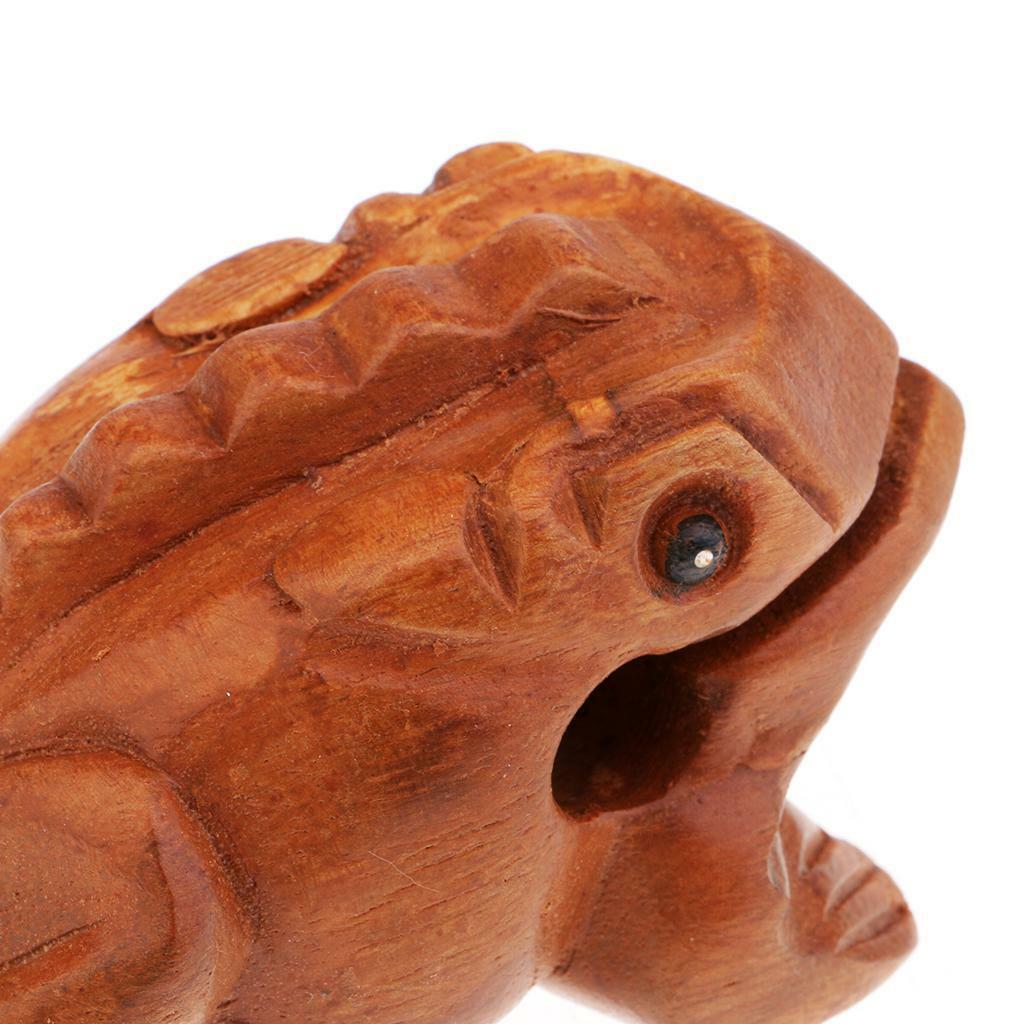Wooden Luck Frogs  Children Musical  Office Ornaments#5