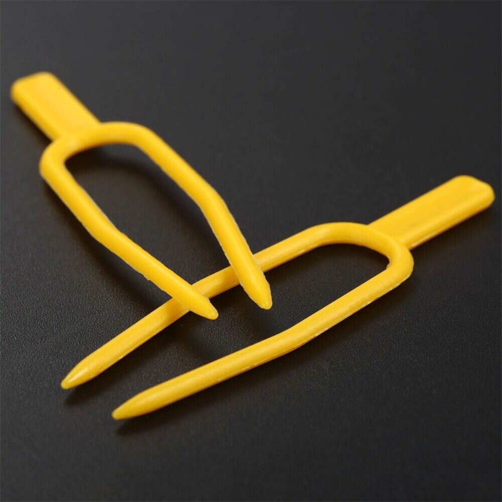 Plastic Garden Plant Clips Fasteners Greenhouse Fixture Fixing Clamp Fork 100X