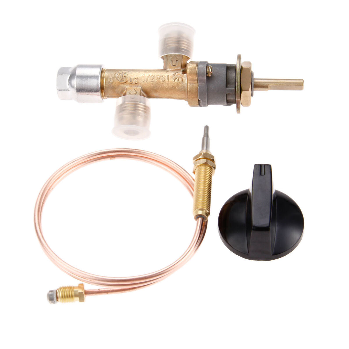 Gas Control Valve with Thermocouple & Knob Switch Heater Grill Replacement
