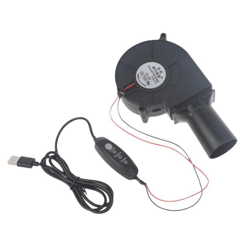 Outdoor Barbecue Fan Air Blower Portable BBQ Grill Fire Bellows Tools Picnic