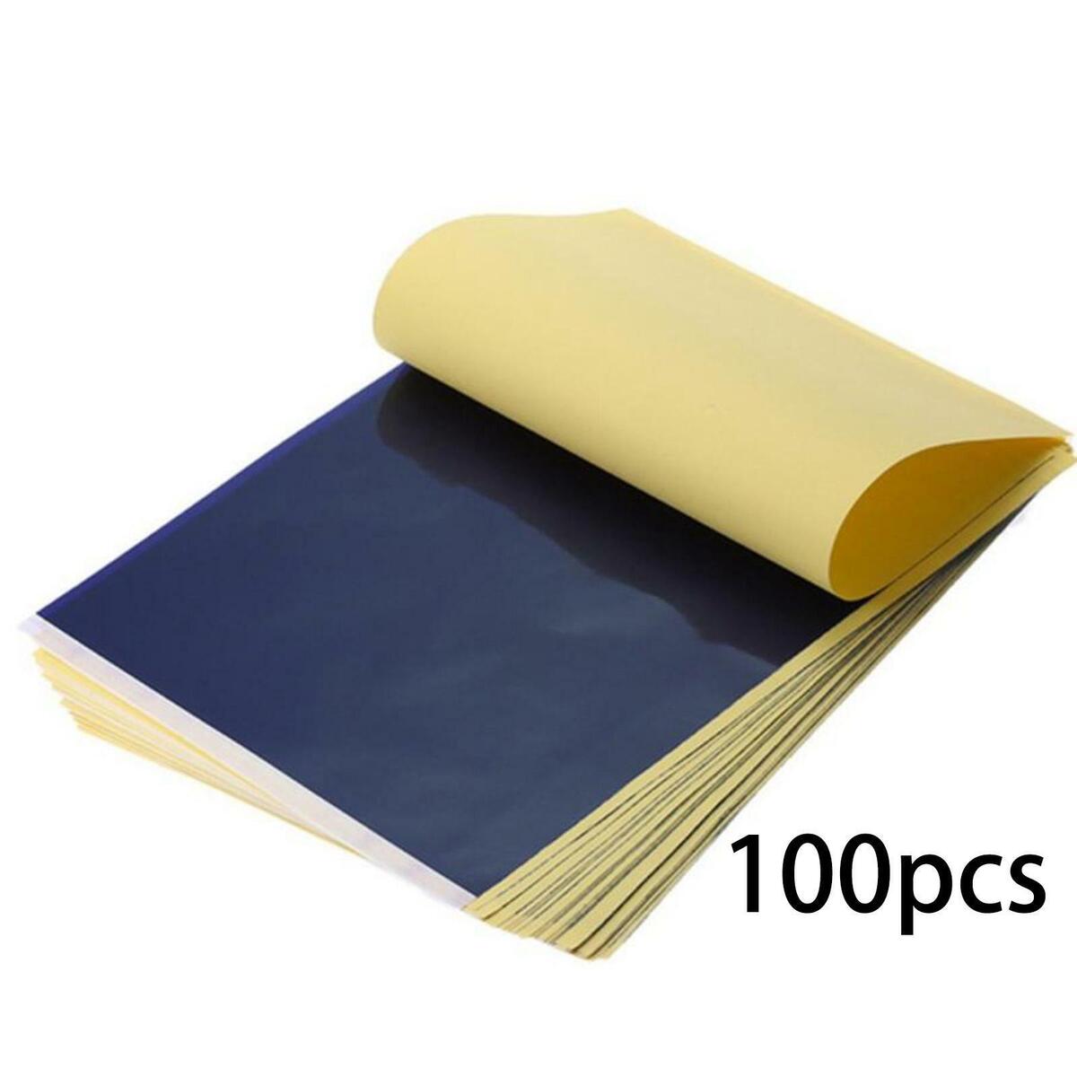 100 Pieces  Transfer Paper A4 Paper Size DIY Tracing 4 Layers Colorfast