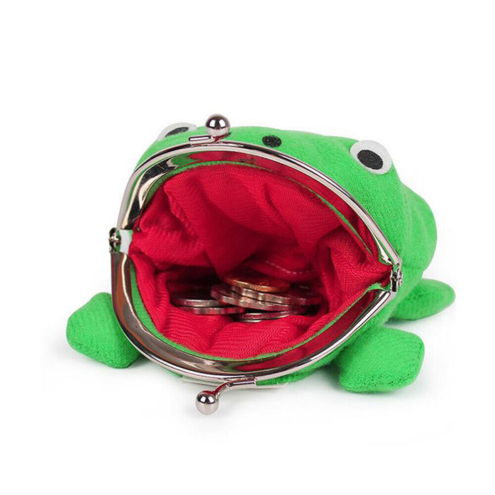 Coin Holder Cartoon Frog Wallet Mini Storage Bag Frog Coin Purse Anime Cartoon