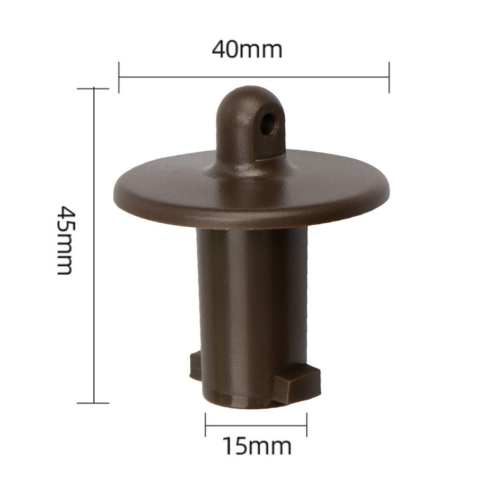 Car Rear Seat Belt Guide Fixing Tie Buckle for Benz S-Class W222 (Brown)
