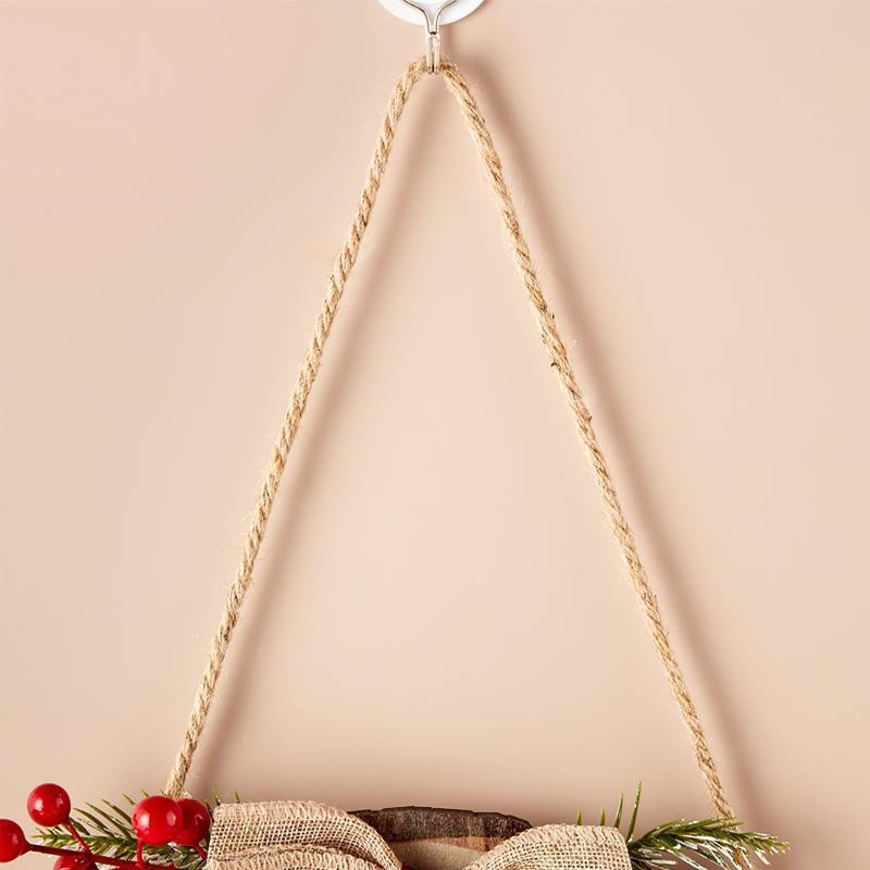 Merry Xmas Wreath Decors Accessories Christmas Gifts Charms Window Wall Ornament