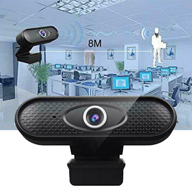 1080P Webcam High Resolution Computer Peripherals Plastic Built In Microphone