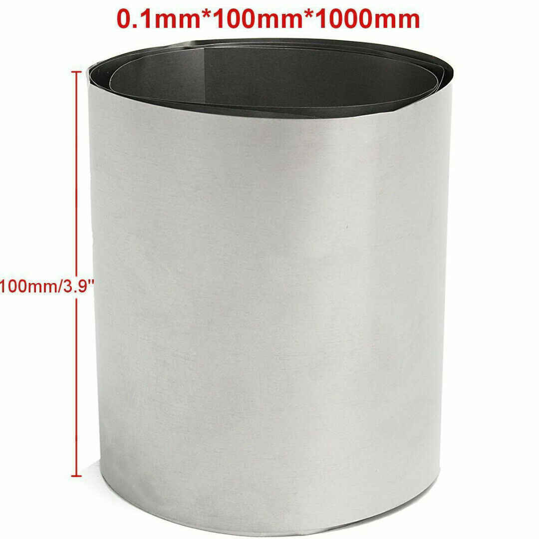 Titanium Ti Thin Plate Sheet Foil Ta1 0.1mmx100mmx1000mm Metalworking Supplies