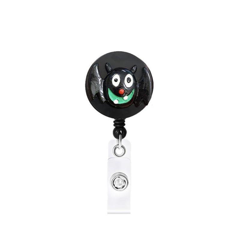 Pack of 8 Pcs Lovely Nurse Badge Holder Set Halloween Decorations Retractable