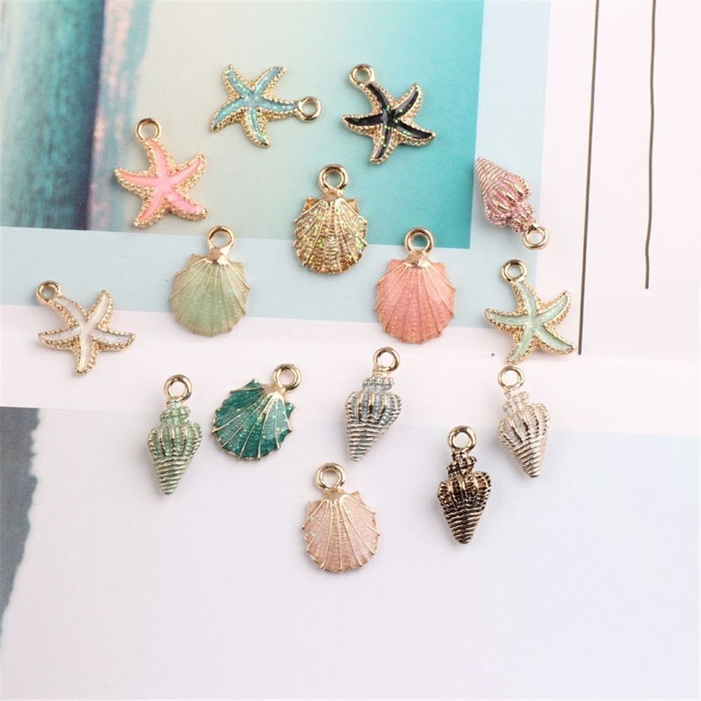 Jewelry Decoration Sea Shell Ocean Pendants Handmade Accessories Conch Charms