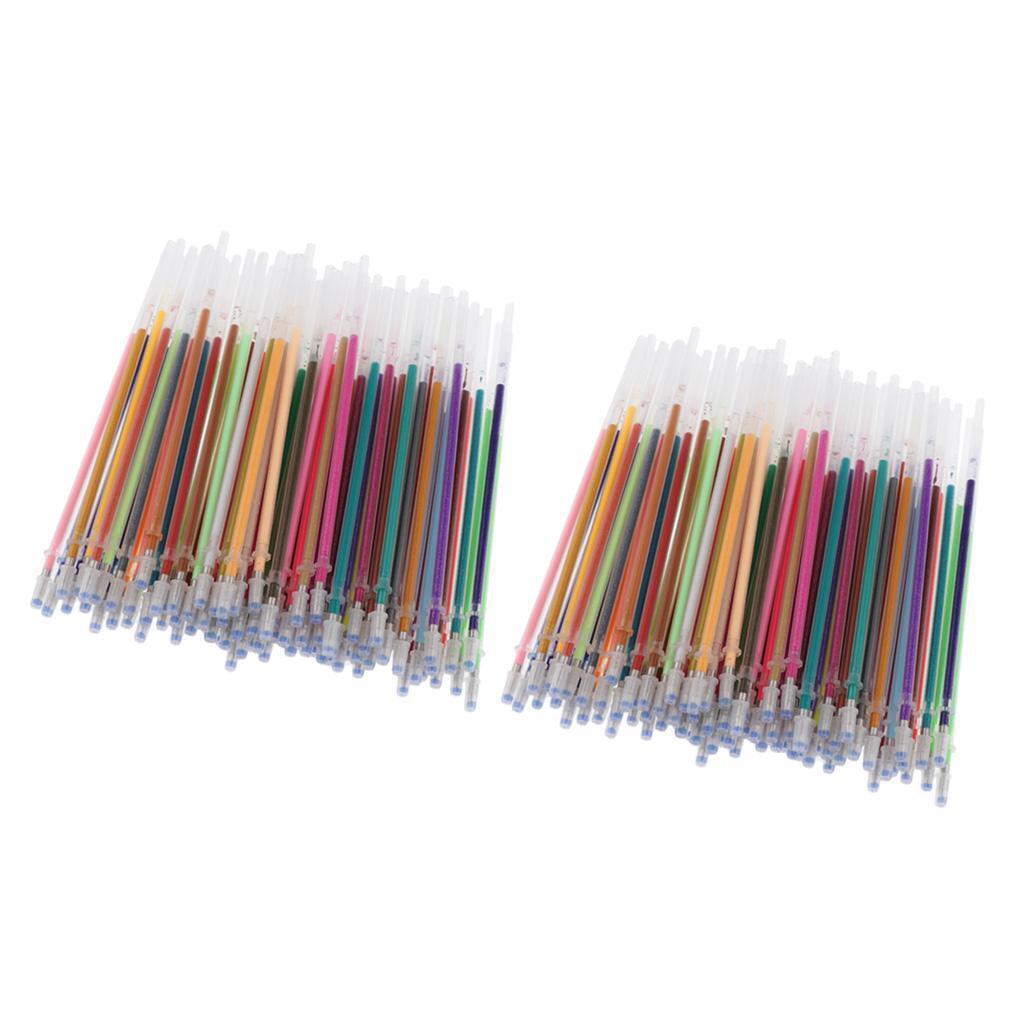 200x Colorful  Refills Markers Writing School Stationery