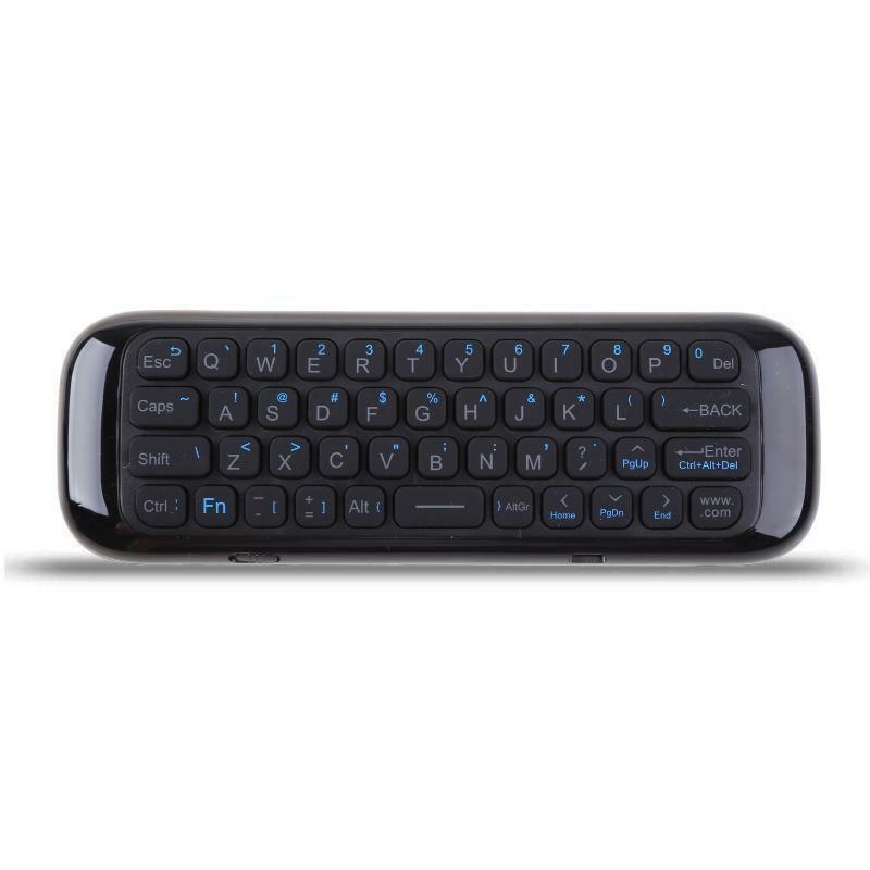 58 Keys 2.4Ghz Wireless Handheld Keyboard USB Charge Voice Control Air Mouse IR