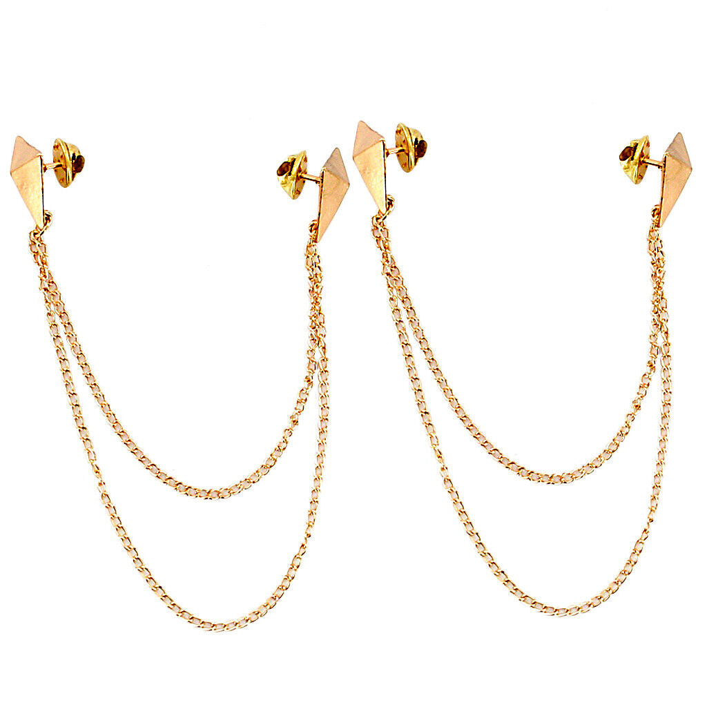 2pcs  Decor Chain Necklace  Brooch Pendant Necklace