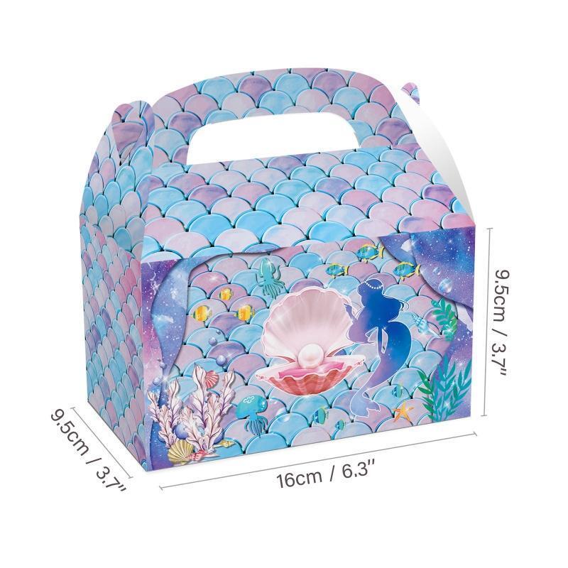 12pcs Candy Treat Boxes Gift and Goodie Paper Bags Party Favor Bags for Party