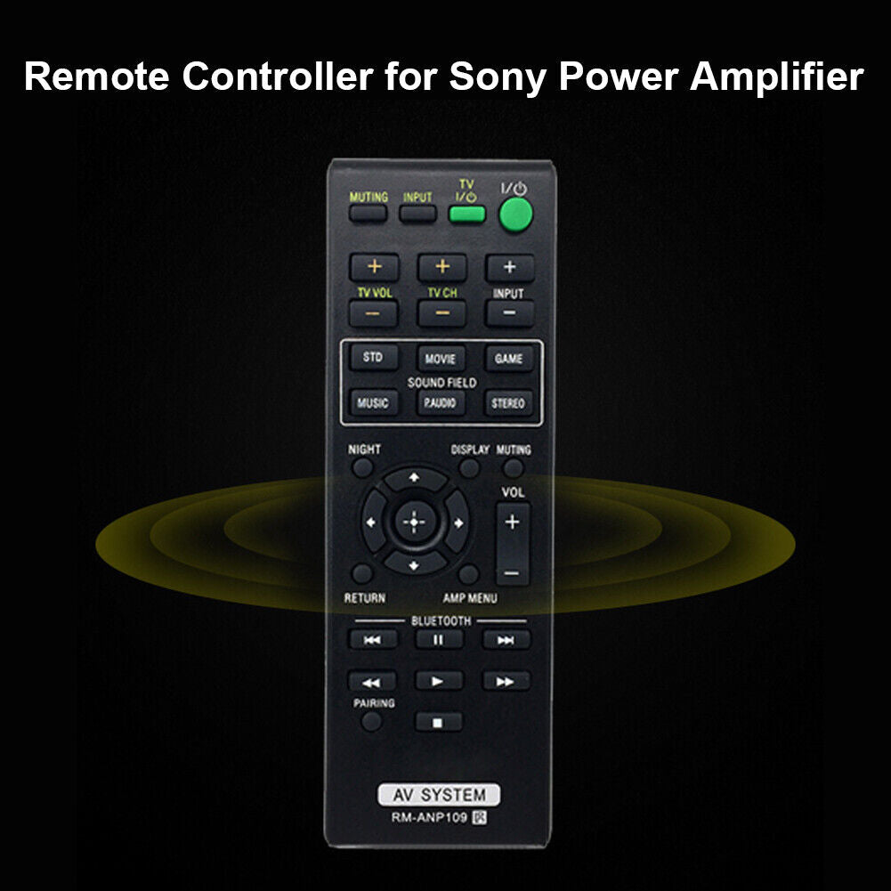 Replace Remote Control Audio Power Amplifier for Sony RM-ANP109 HT-CT260H