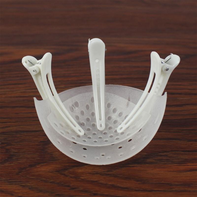 3 Pieces Plastic Bird's Nest Shaper Clips Bird's Nest Air-Drying Shaper Clips