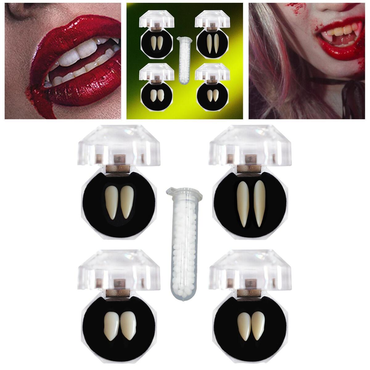 Zombie Fangs Fangs s Fancy Dress Party Fangs s Solid Glue