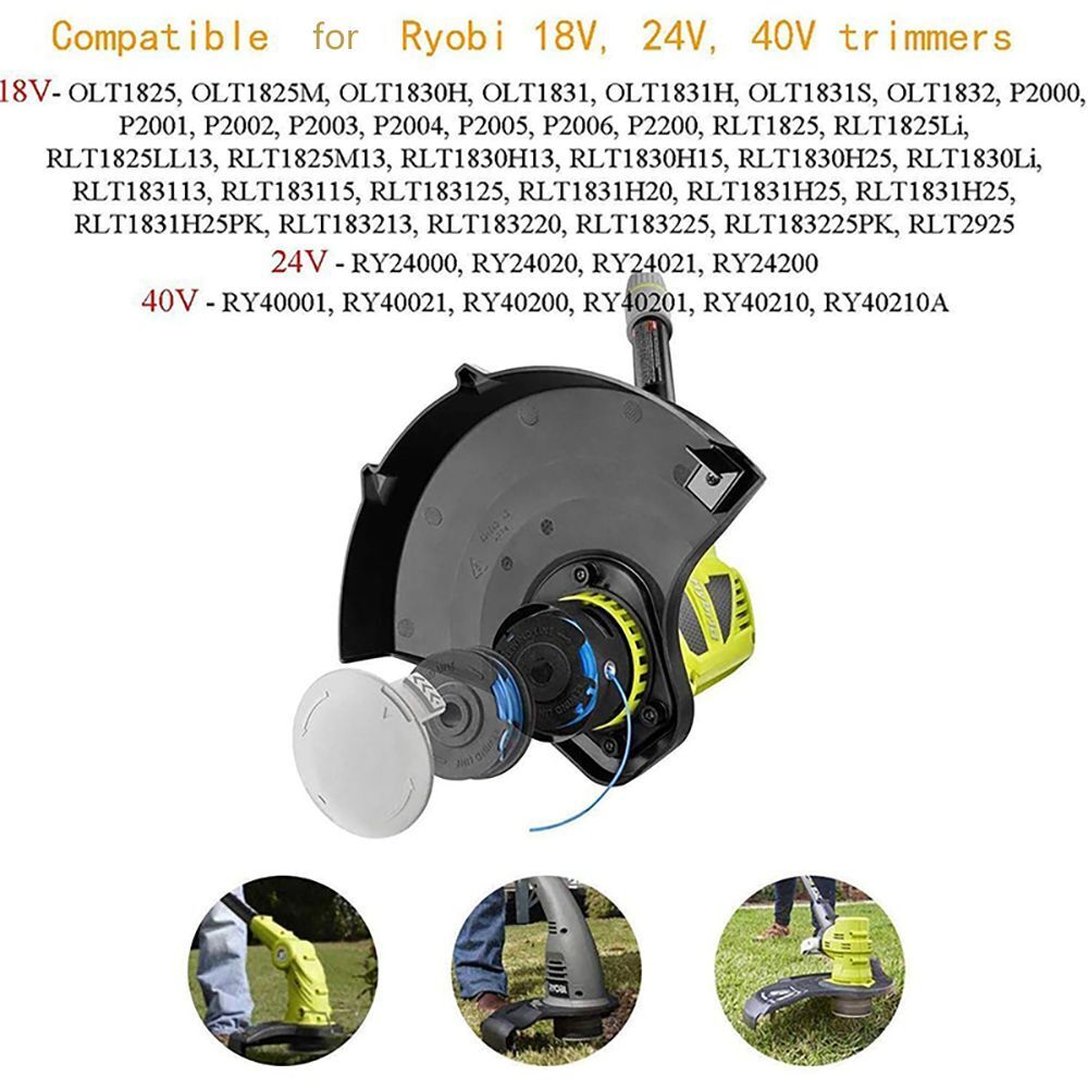Replace Trimmer Spool Cap Spool Trimmer Mowing Head Cap for Ryobi AC14RL3A