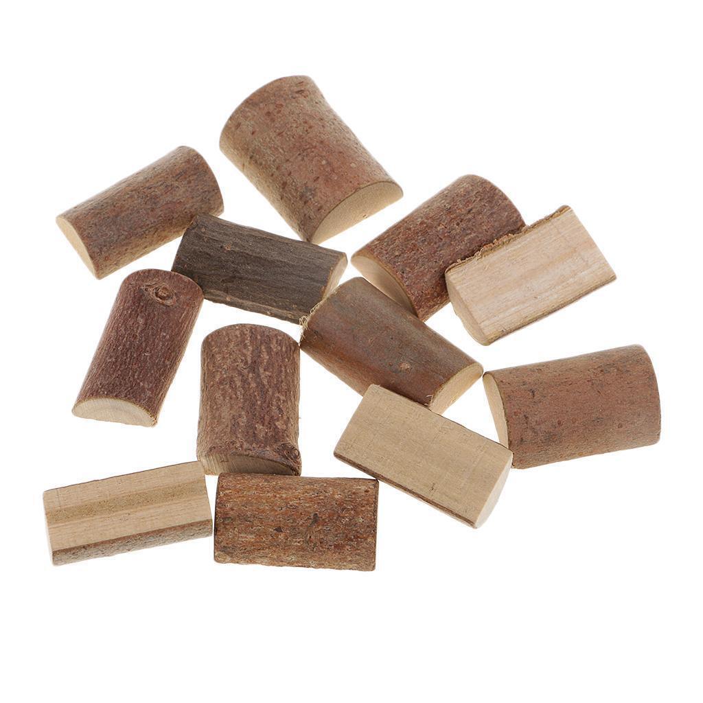 70 Pieces Natural Tree Blocks Log Slices Rustic Wedding Home
