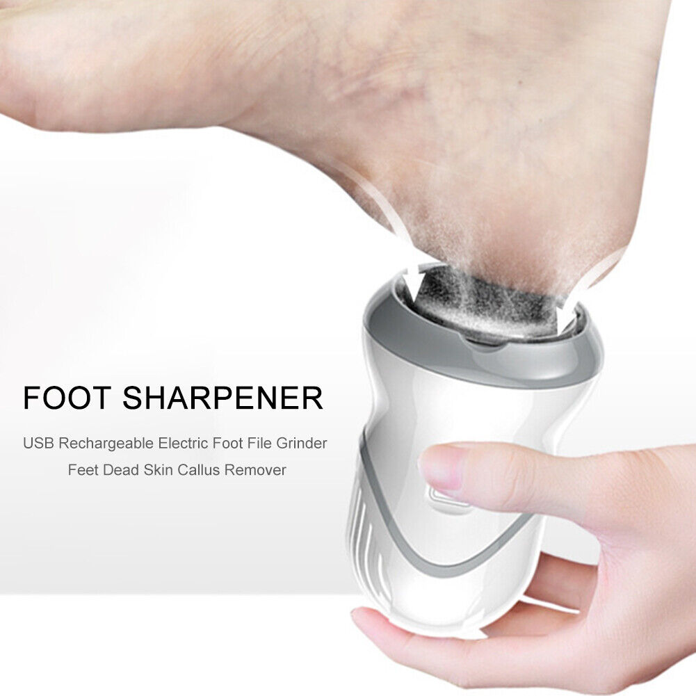 USB Rechargeable Electric Foot File Grinder Feet Dead Skin Callus Remover
