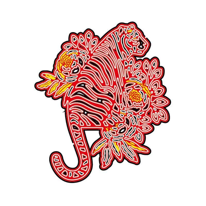 Tiger Metal Cutting Dies Stencil Die Cut DIY Scrapbook Album Paper Card Emboss