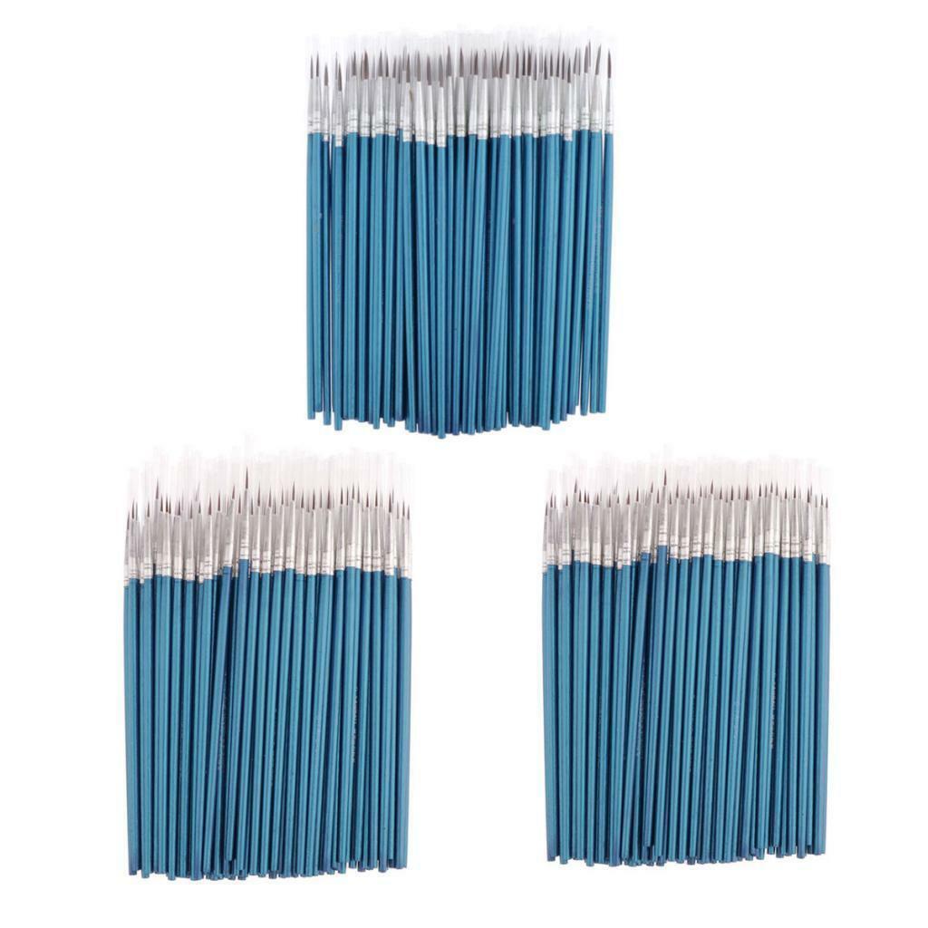 Set of 300 Round Paint Brushes Set  Paint Brushes Detailing & Rock