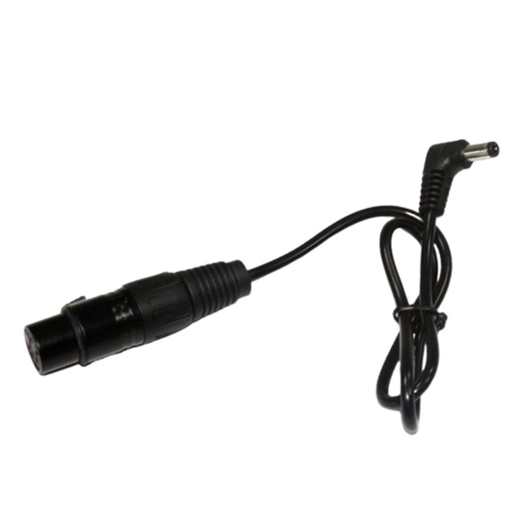 90 Degree Right Angle DC to 4pin XLR Adapter Power Cable Cord for
