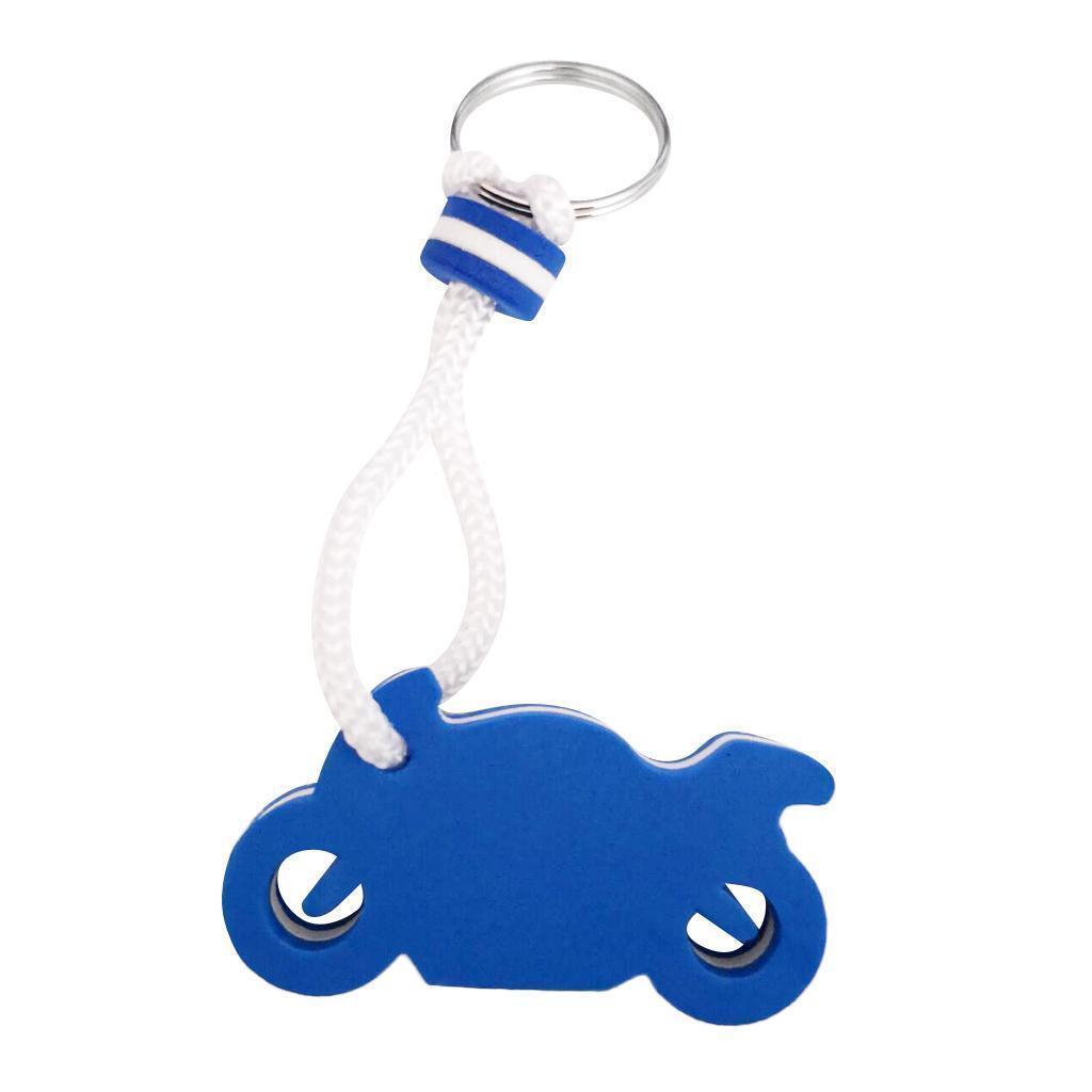 2PCS Portable Floating Motorcycle Keyring Buoyant Key Ring for Water Sport