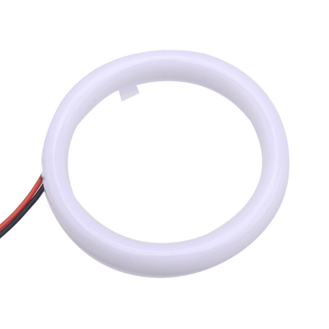 2pcs 70mm DRL COB LED Angel Eyes Halo Ring Fog Light Headlight White Left +Right