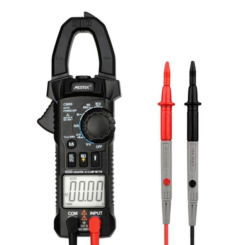 Digital Clamp Meter Multimeter AC Current & AC/DC Voltage Tester Amp Volt Ohm