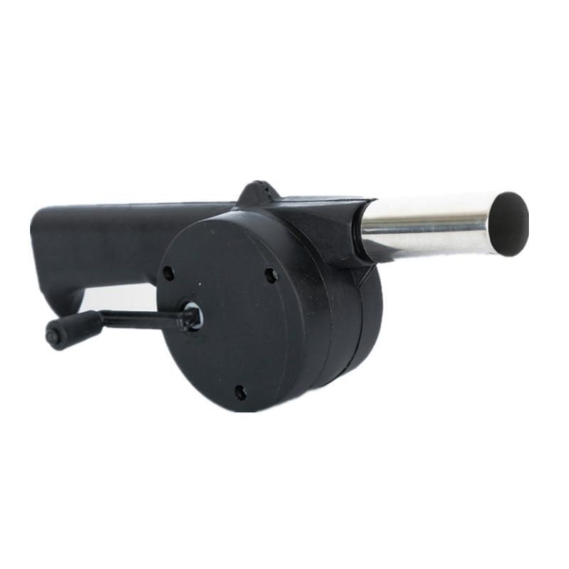 Outdoor Cooking Portable Manual Air Blower BBQ Fan Mini Hand Crank Air Blower