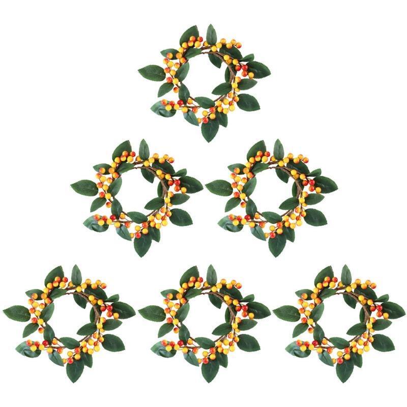 Halloween Wreath Candle Holder Home Party Church Dining Room Fireplace Ornaments