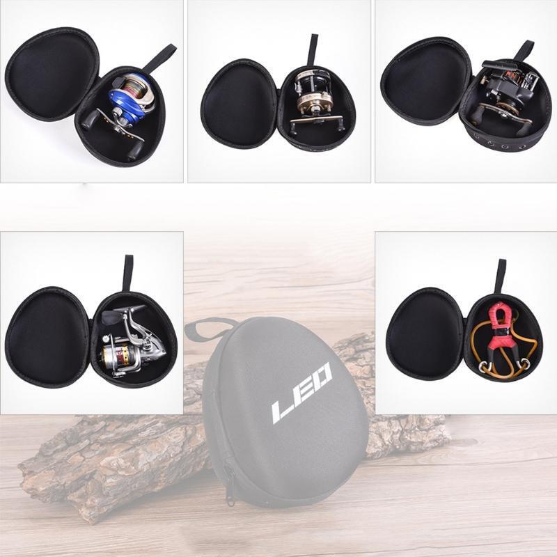 Fishing Reel Protective Reel Bag Case Cover EVA Spinning Raft Reel Storage Bag