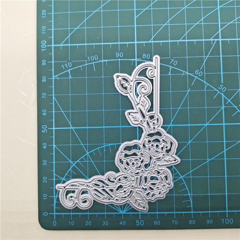 Flower Vine Metal Cutting Die Plant Decorative Die Cuts Embossing Template