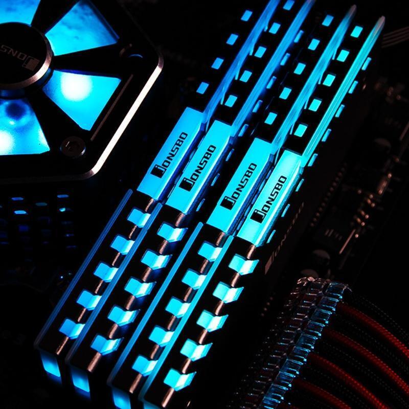 2pcs Memory Heatsink Motherboard AURA Cooling Vest RGB 256 Color Light Radiator
