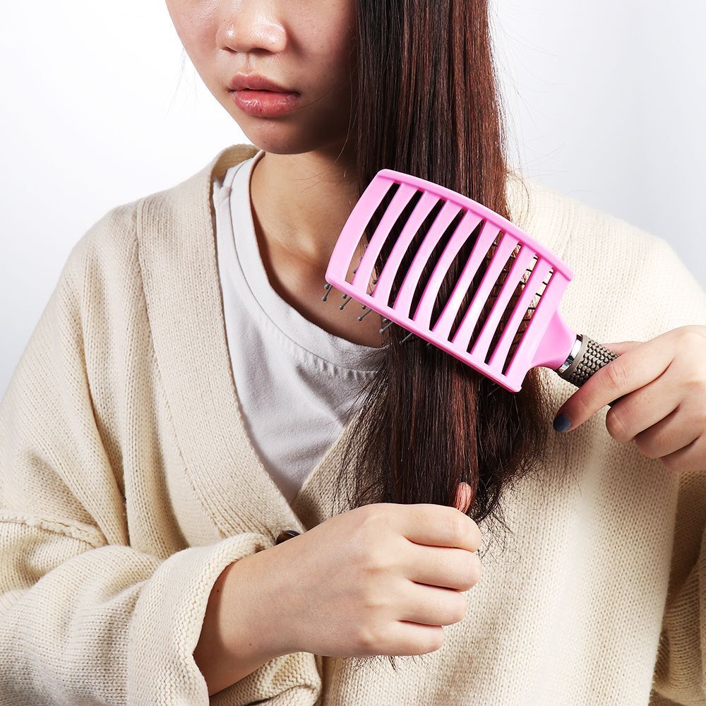 Wide tooth Anti-static Massager Brush Hair Comb Hairdressing Styling Tools