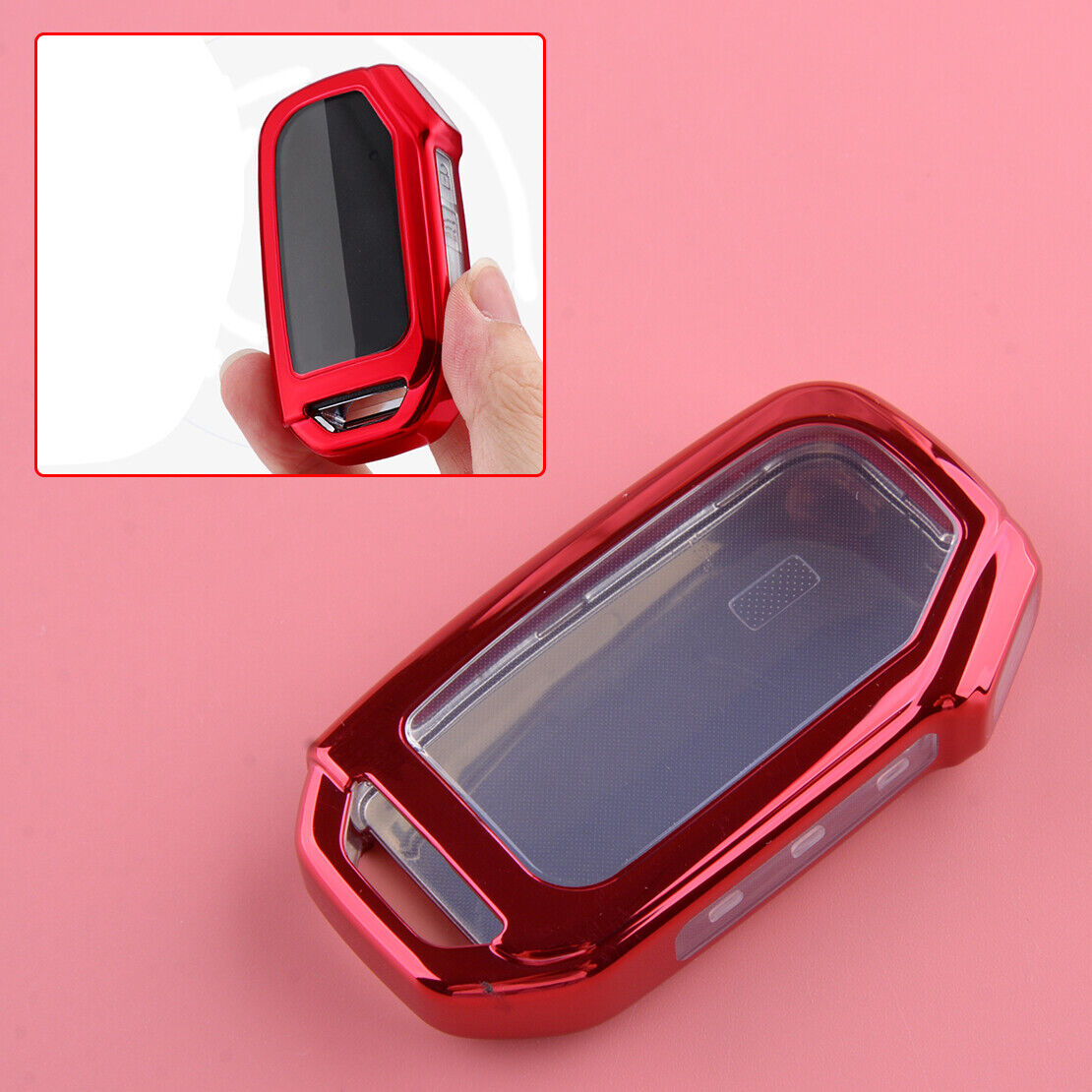 TPU Key Fob Case Cover Protector Holder Fit for KIA K5 Soul Telluride Sorento