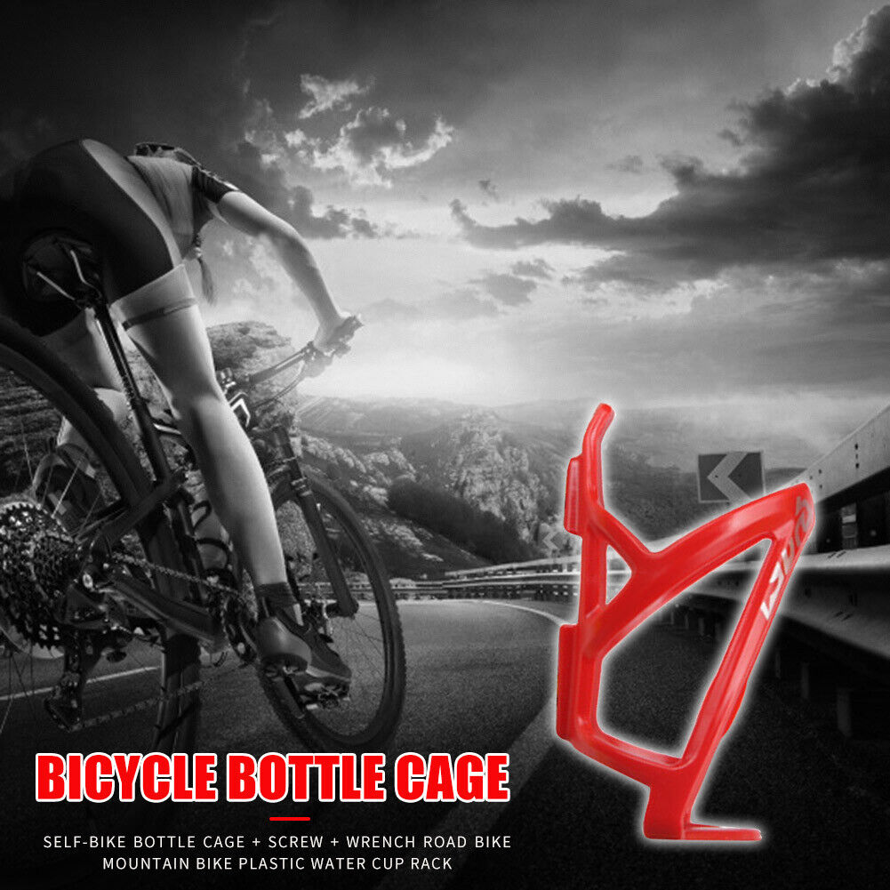 Plastic Bicycle Water Bottle Holder MTB Bike Kettle Support Bracket (Red)