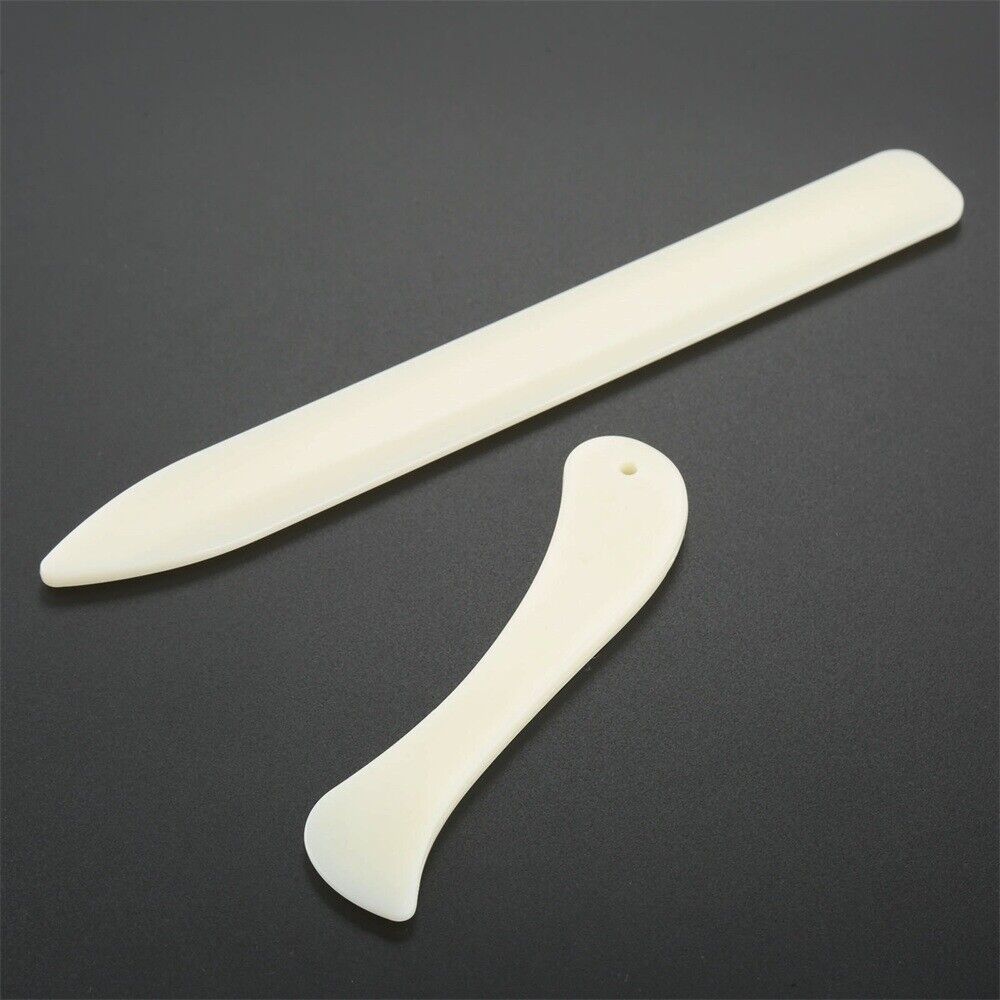 2Pcs Leather Craft Scoring Folding Creasing Edges Paper Handmade Sewing Tools