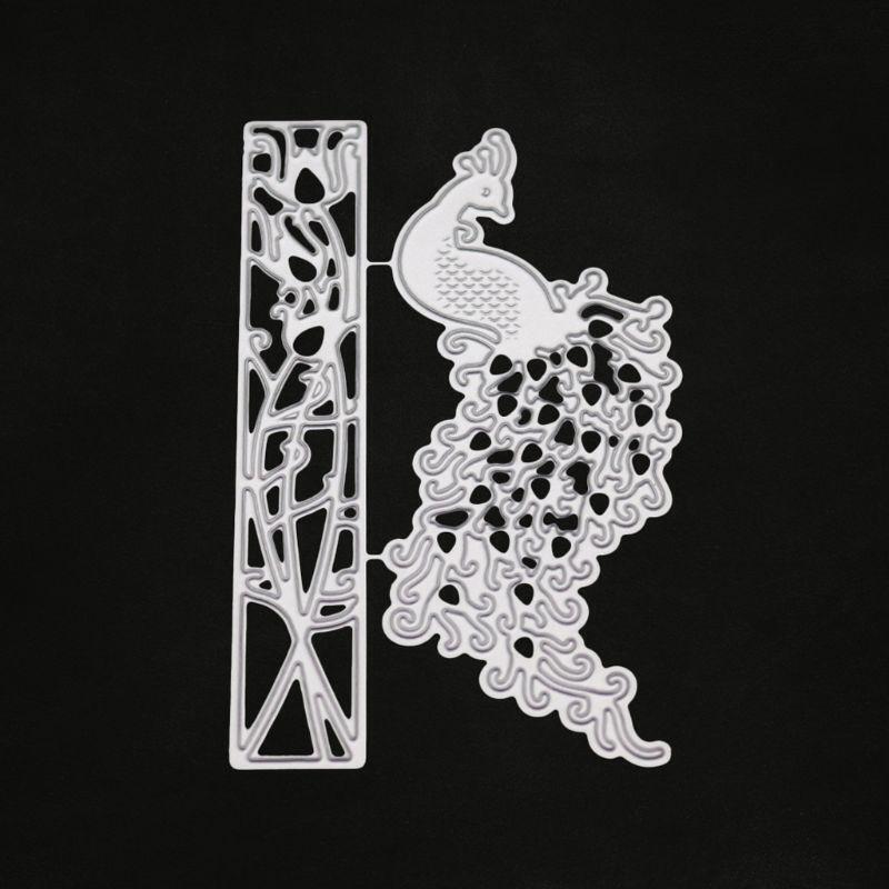 Peacock Metal Cutting Dies Stencil DIY Scrapbooking Album Stamp Paper Card Craft