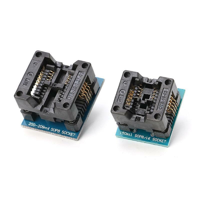 3PCS SOP16 to DIP8 Adapter+SOP8 Adapter IC Programmer Socket for EZP2010 EZP2013