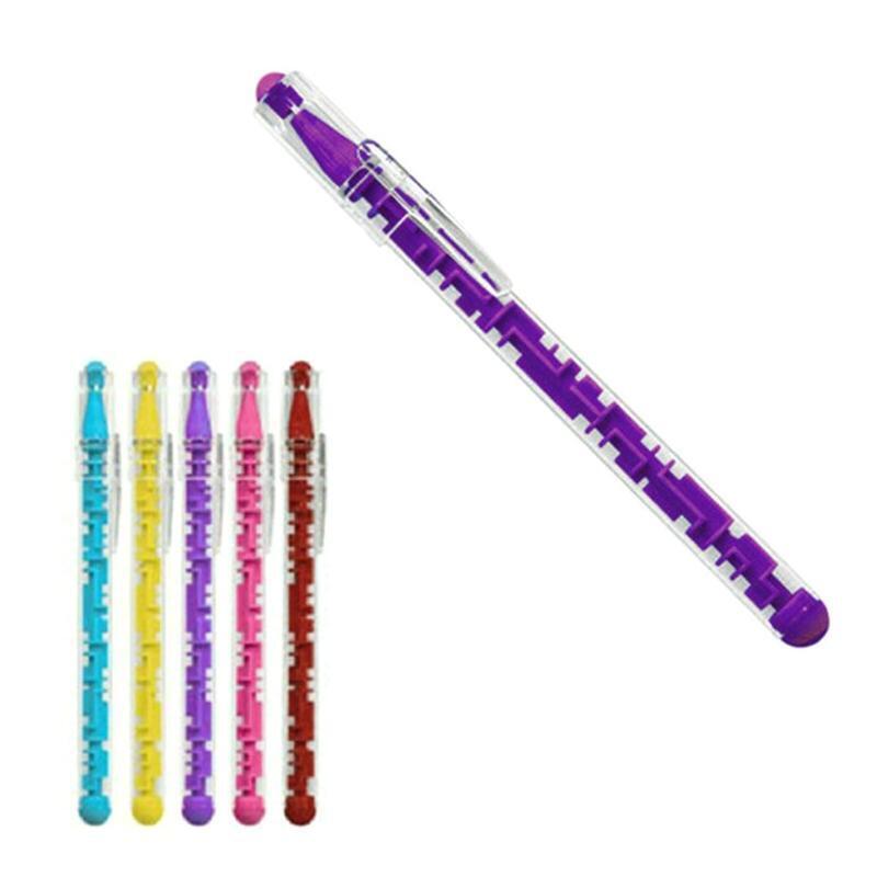 Novelty Sunflower Ballpoint Pen Steel Ball Puzzle Maze Inside Party Supplies
